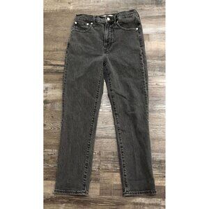 Madewell The Perfect Vintage Jeans Womens 24P Faded Black Wash 24x25